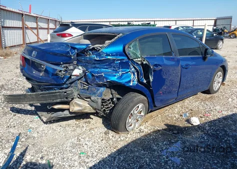 2013 Honda Civic Lx from USA, damaged, VIN 19XFB2F52DE043318